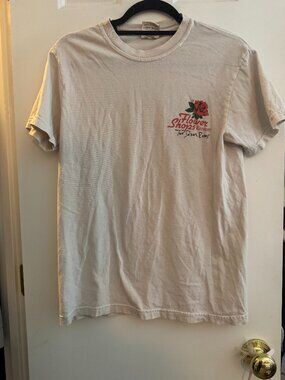 Ernest Adults Comfort Colors Flower Shops Two Dozen Roses Tee Small